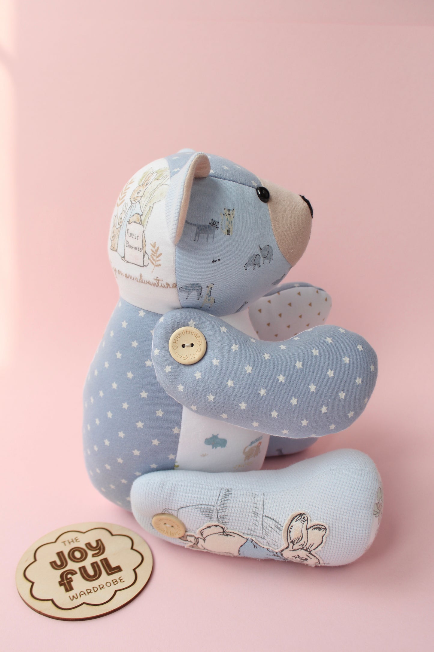 Button Jointed Memory Bear Keepsake